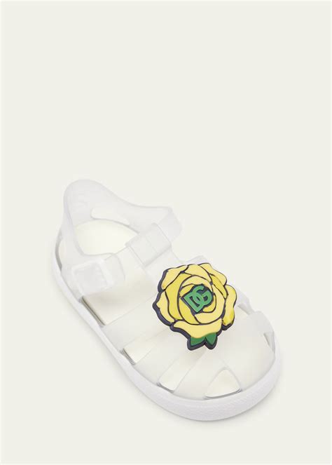 dolce gabbana sandale bebe|Dolce&Gabbana Girl's DG Logo Jelly Sandals, Baby/Toddler/Kids.